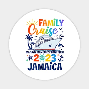 Jamaica Cruise 2023 Family Friends Group Vacation Matching Magnet